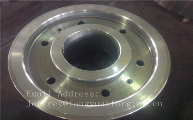 EN JIS ASTM AISI BS DIN Tàu áp lực rèn rèn Weel trống Chiếc bánh nghiền bánh răng vòng xoắn ốc bánh răng