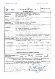 Cơ thể & Khép NORSOK M650, PED 2014/68/EU Ventil Forging Material ASTM F51, ASTM F53